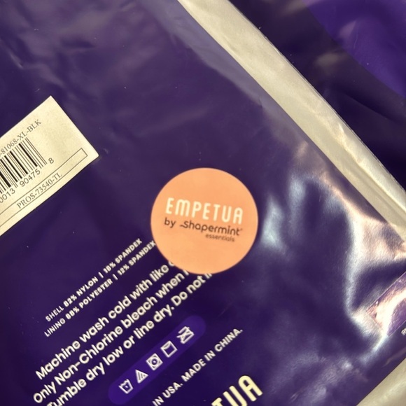 NWT Shapermint (Empetua) Women's Black Ruched Swimsuit Bottoms - Picture 10 of 10